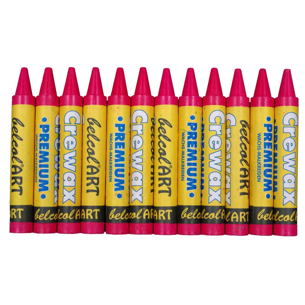 belcolART CREWAX , 12 Wachsmaler , Rosa