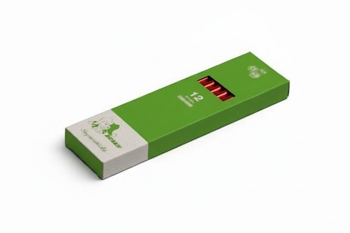 JOLLY Kinderfest  12 Stück metallic rot