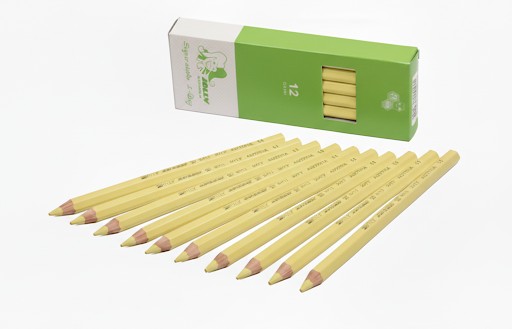 JOLLY X-BIG Farbstifte 12 Stück hellgelb   