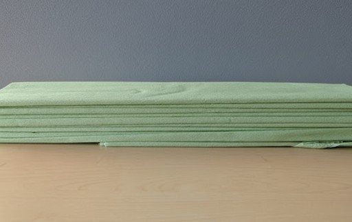 Krepppapier 50cmx2,5m 10 Lagen, weißgrün