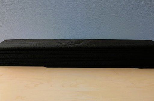 Aqua Feinkrepp 10 Rollen 250x50cm schwarz