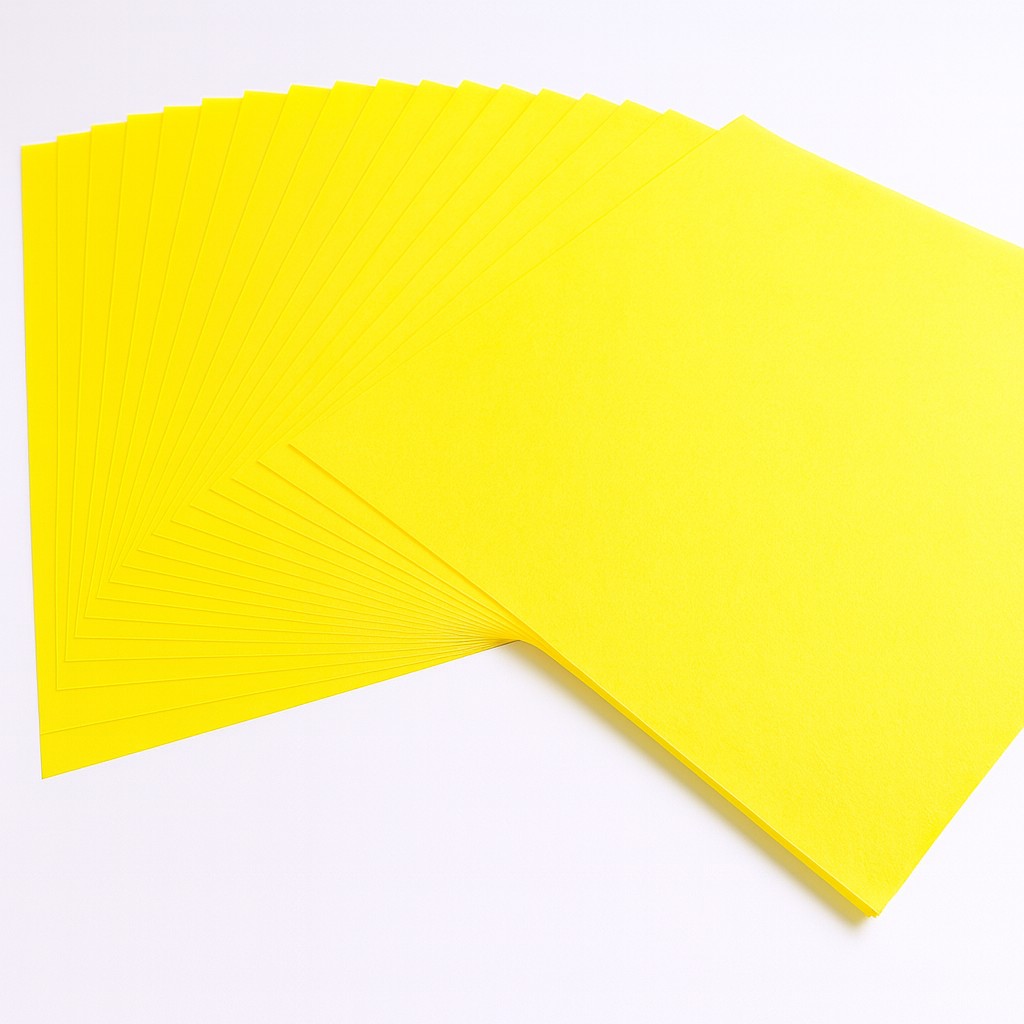 Blumenseide 20g/m², 50x70cm, 26 Bogen zitronengelb