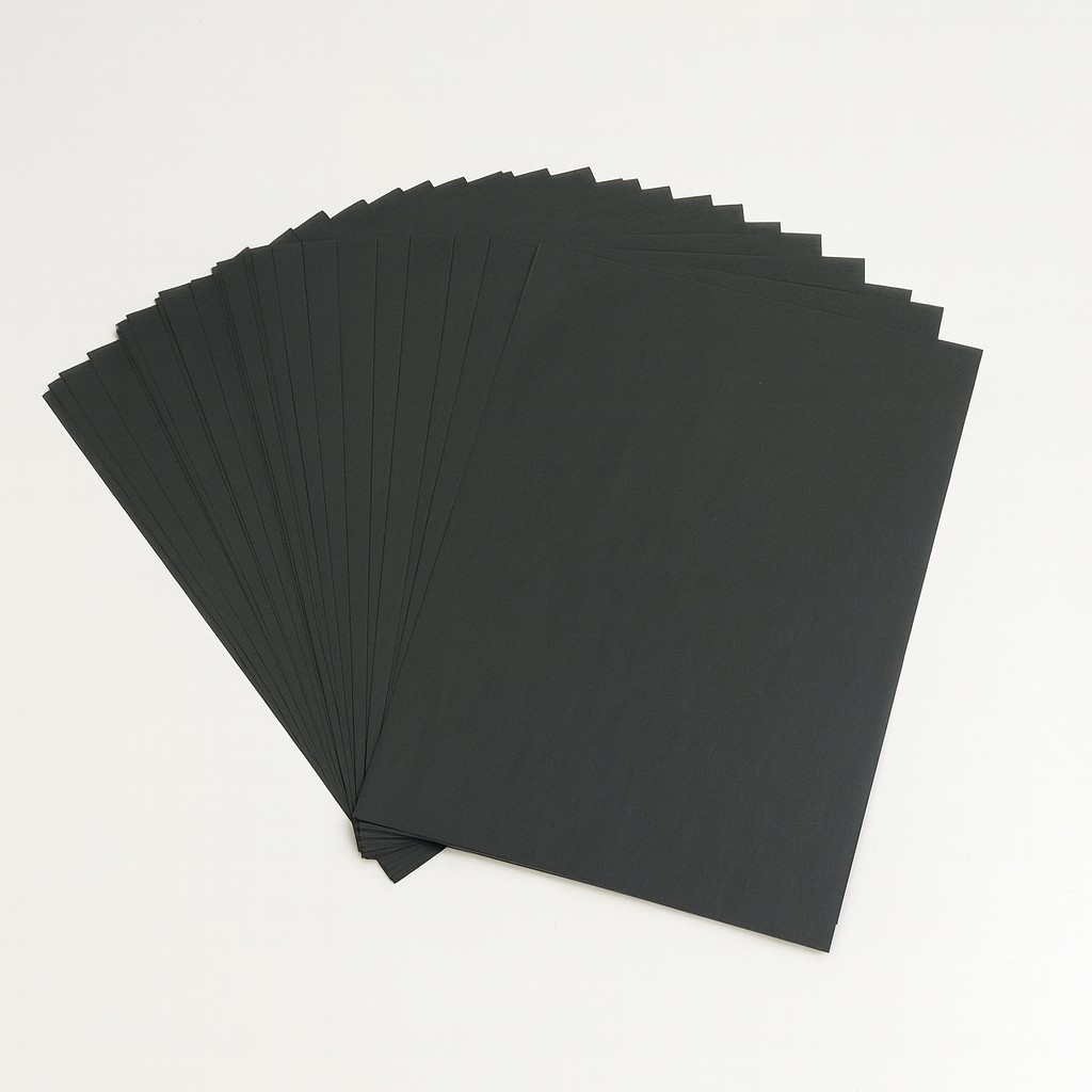 Blumenseide 20g/m², 50x70cm, 26 Bogen schwarz