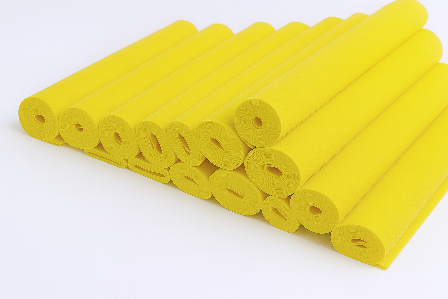 Bastelfilz 150g/m², 45cmx5m, 1 Rolle zitronengelb