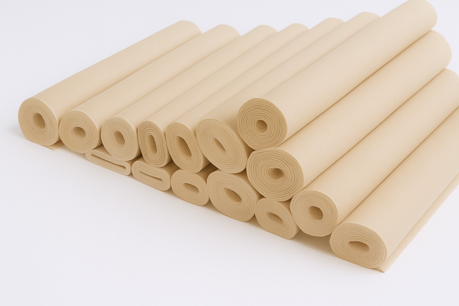 Bastelfilz 150g/m², 45cmx5m, 1 Rolle haut