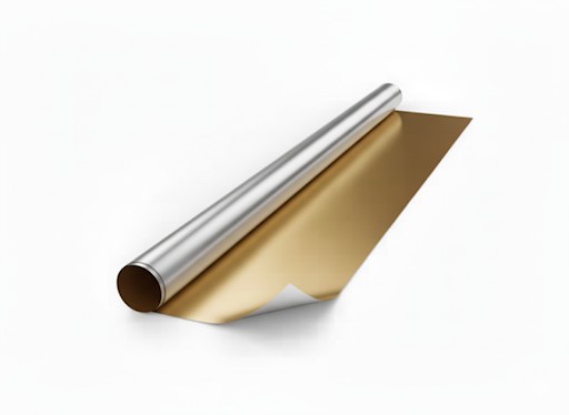 Alu-Folie 10mx50cm gold/silber