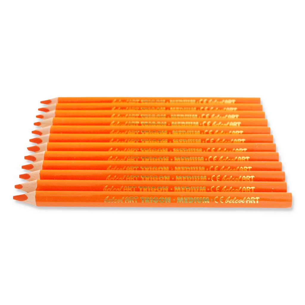 belcolART TRIGON MEDIUM, 12 Stifte orange