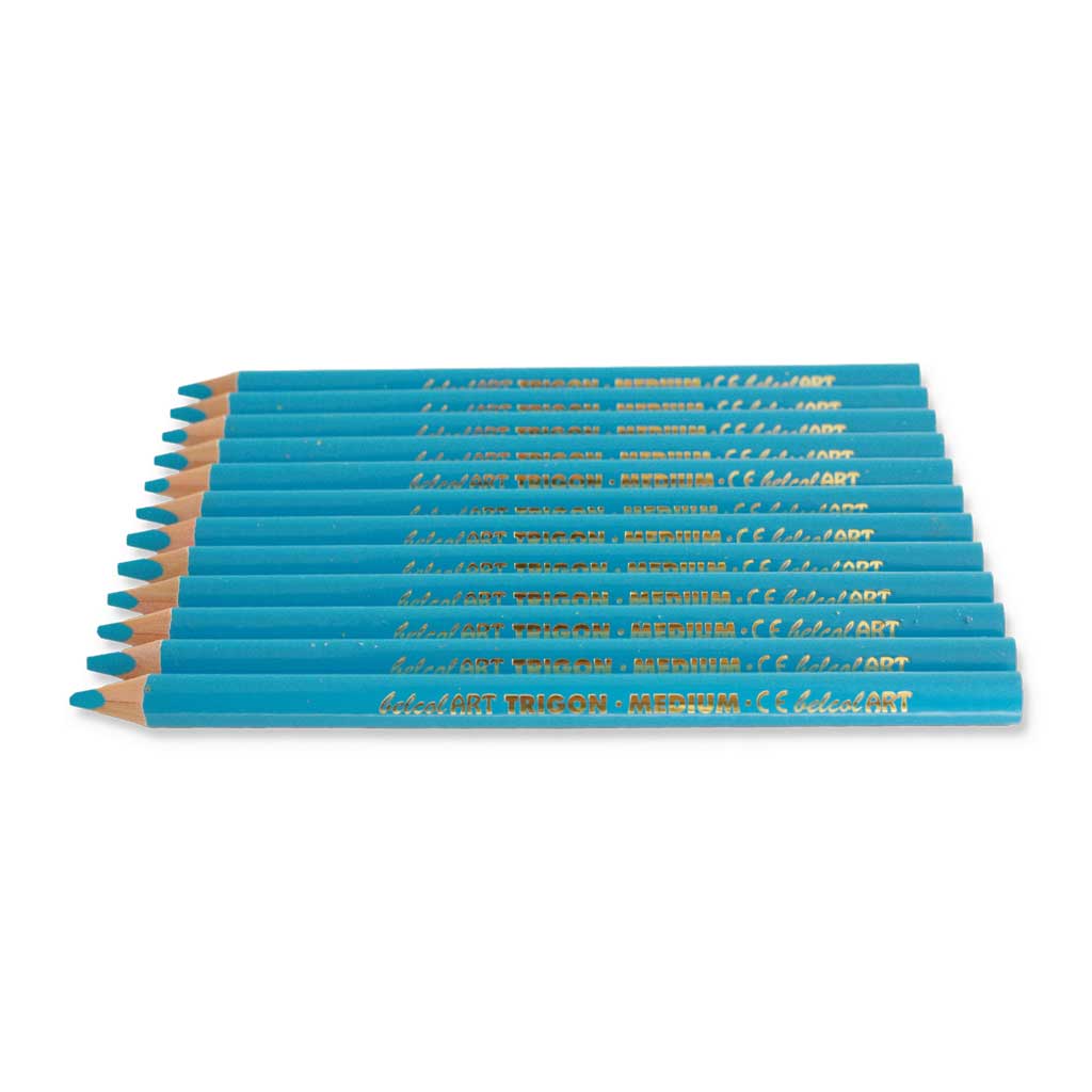 belcolART TRIGON MEDIUM, 12 Stifte hellblau