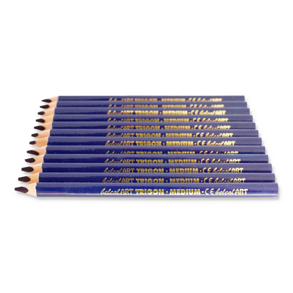 belcolART TRIGON MEDIUM, 12 Stifte dunkelblau