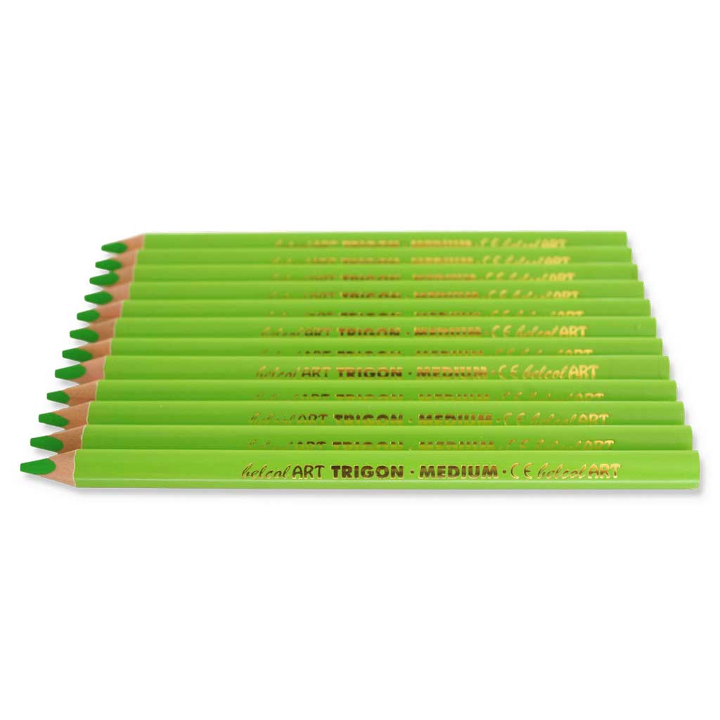 belcolART TRIGON MEDIUM, 12 Stifte hellgrün