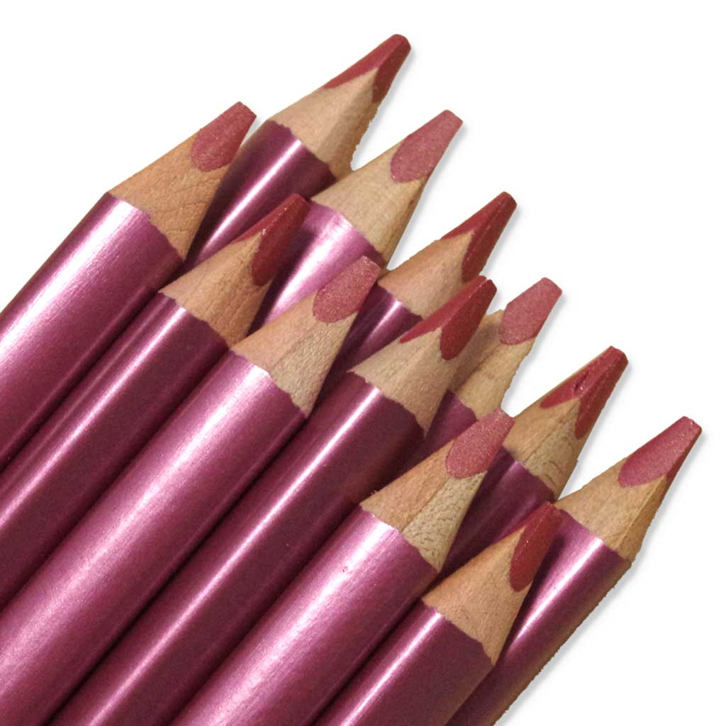 belcolART TRIGON MEDIUM, 12 Stifte metall. rotlila