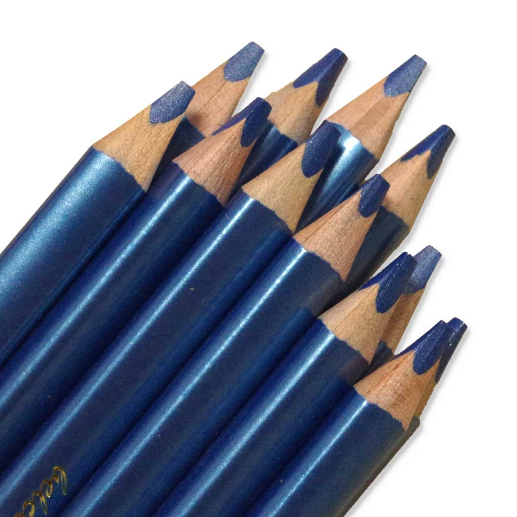 belcolART TRIGON MEDIUM, 12 Stifte metallic blau