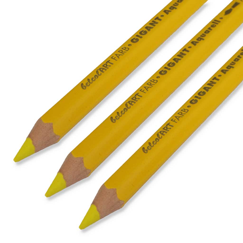 belcolART Aquarell Farbgigant,12 Stk., gelb