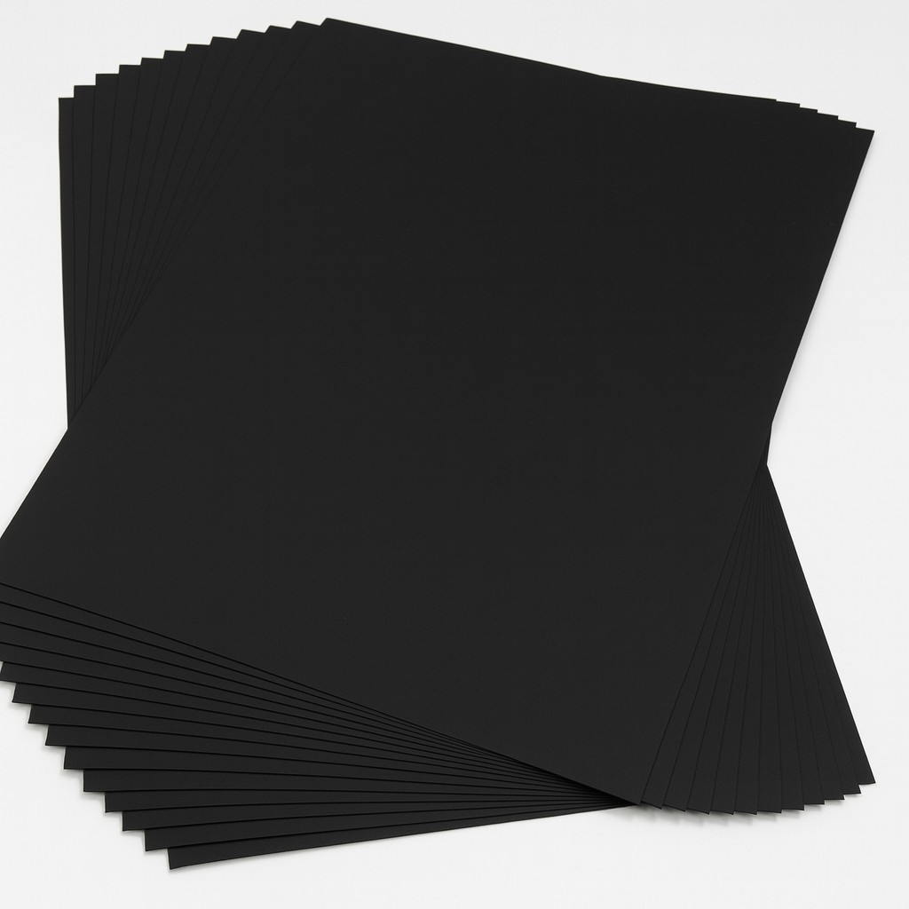 Tonpapier 130g/m², DIN A4, 100 Blatt schwarz