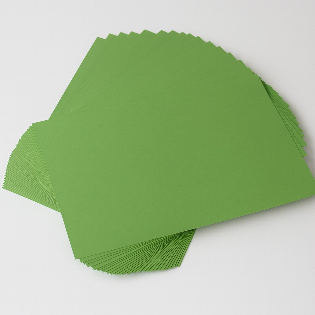 Fotokarton DIN A4, 50 Blatt hellgrün