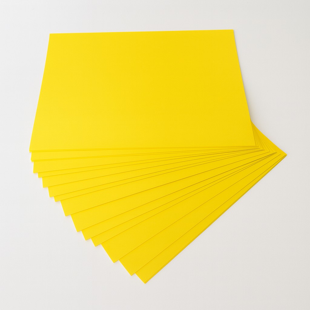 Fotokarton 300 g 70x100cm 10 Bl. bananengelb