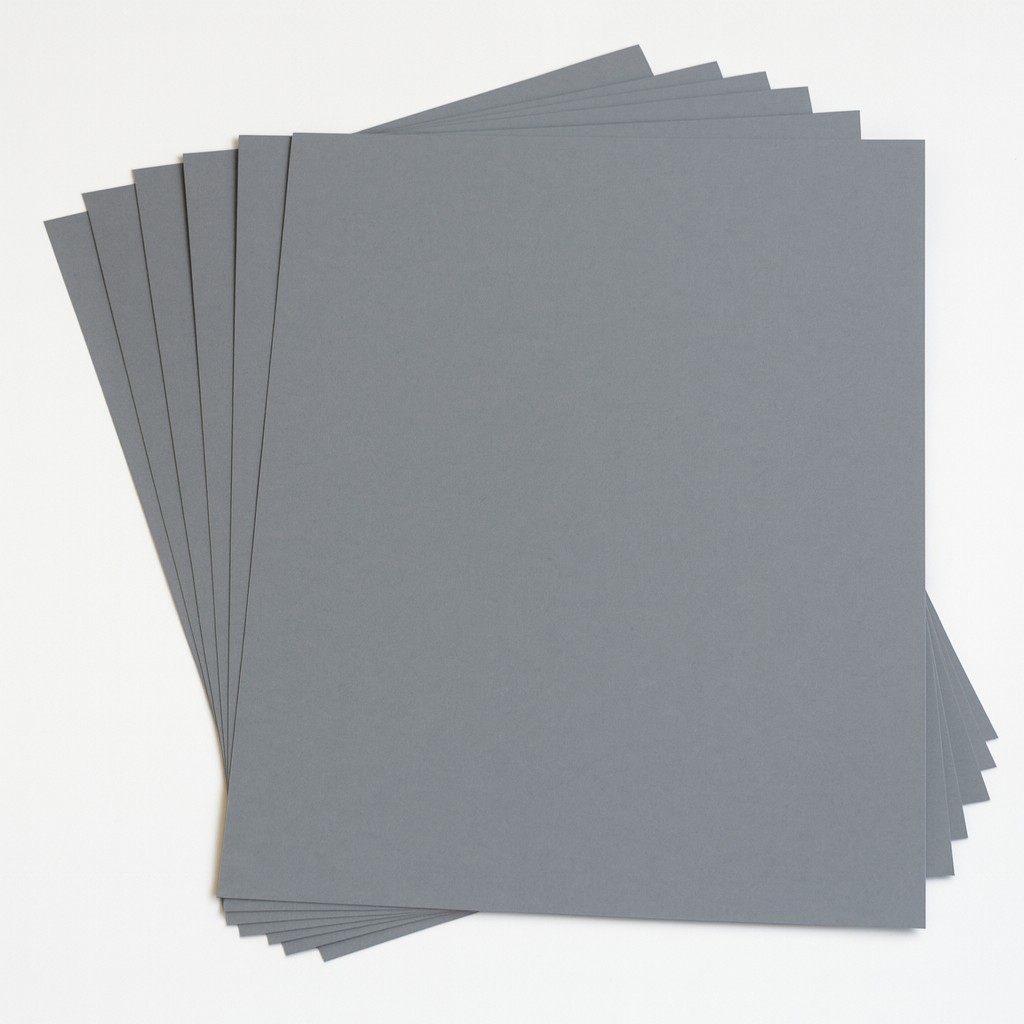 Fotokarton 300 g 70x100cm 10 Bl. steingrau