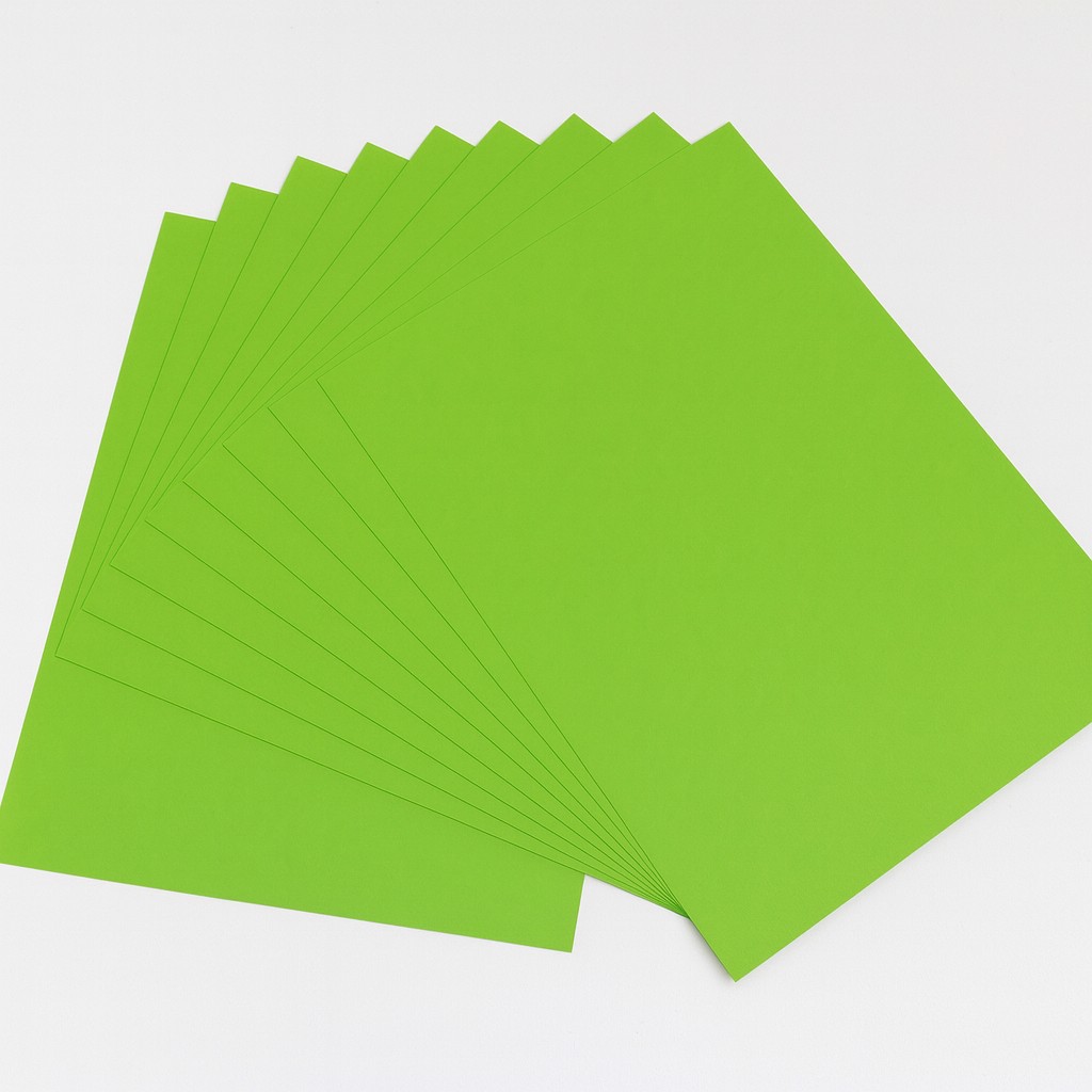 Fotokarton 50x70cm, 10 Bogen hellgrün