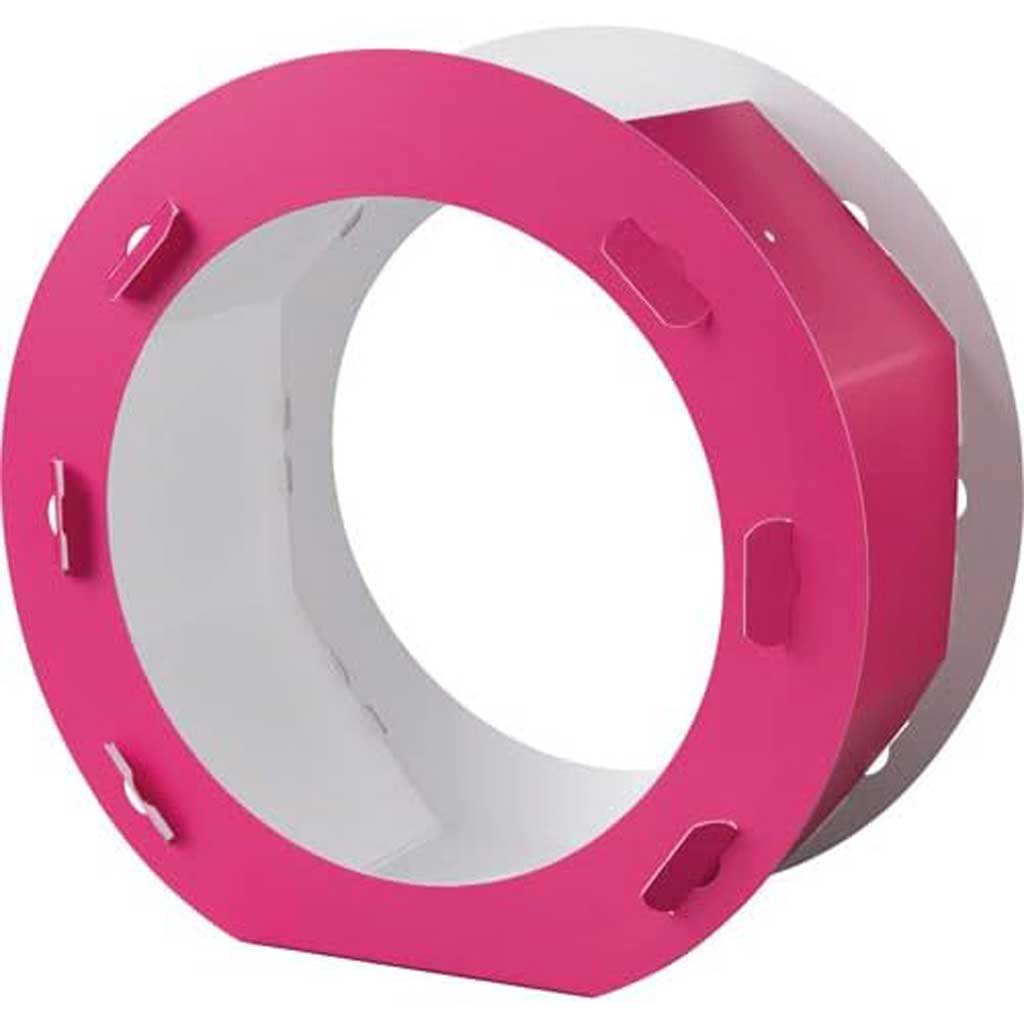 Rundlaternen Rohlinge Ø 22cm 5 Stück, pink