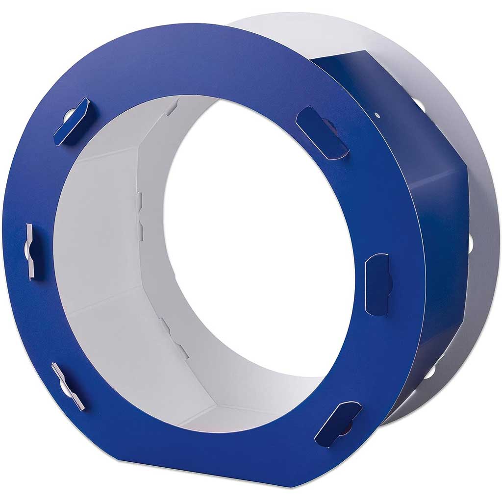 Rundlaternen Rohlinge Ø 22cm 5 Stück, dunkelblau