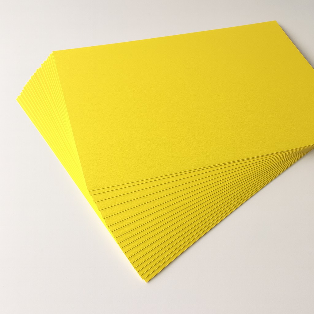 Tonpapier 130g/m², DIN A4, 100 Blatt limone