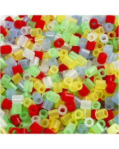 Nabbi - Bügelperlen 5x5mm Transparent Mix 