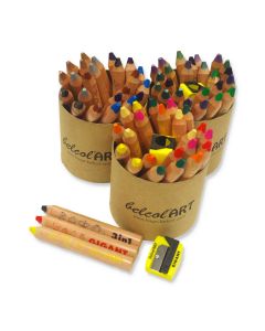 belcolART Öko Farbgigant 3in1, 72 Stifte