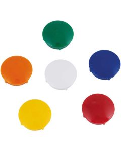 Haft-Magnete 21 mm in Box, 72-tlg.