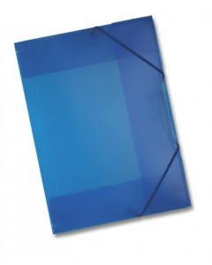 10 x Sammelmappe blau transparent, DIN A3