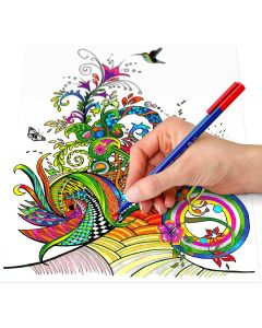 Triplus Color Fasermaler, 20 Farben im Etui