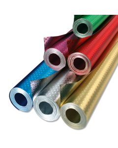 Alufolie 50 cm x 10 m Einzelfarben Sterne