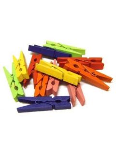 Holzklammern, 3 Größen sortiert