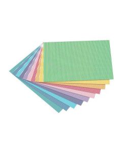 Motivkarton 270g/m², 50x70cm, 10 Bogen Streifen