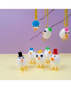 Styroporeier 25 Stk. 60 x 40 mm