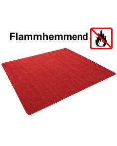 Teppich 2x3 mtr. Flammhemmend Rot