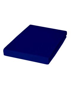 Jersey Kinder Spannbetttuch, Royalblau
