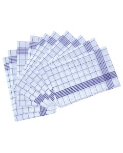 Geschirrtuch Baumwolle Karo 10er-Set
