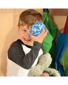 Sensorik-Ball Trösterchen blau/weiß