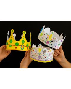 Kinderkronen in 3 Formen sortiert