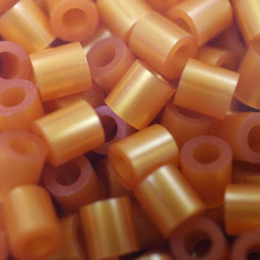 Nabbi - Bügelperlen, 5x5mm, bronze, 1.100 Stück