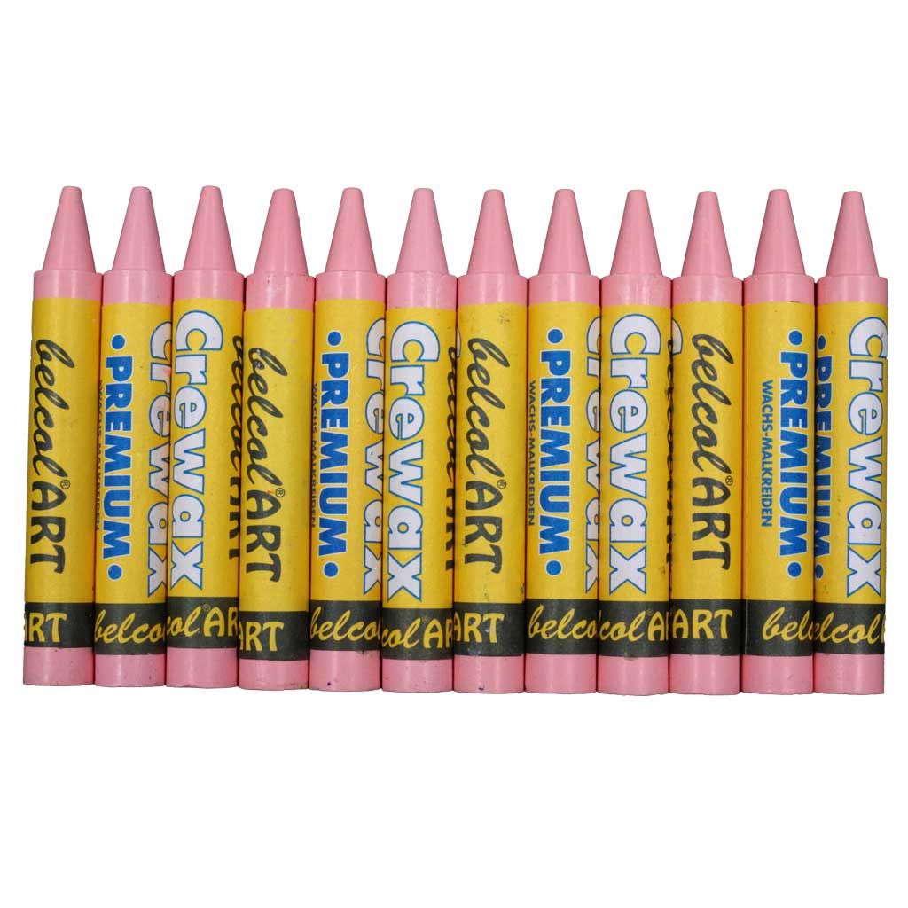 belcolART CREWAX , 12 Wachsmaler , Pink