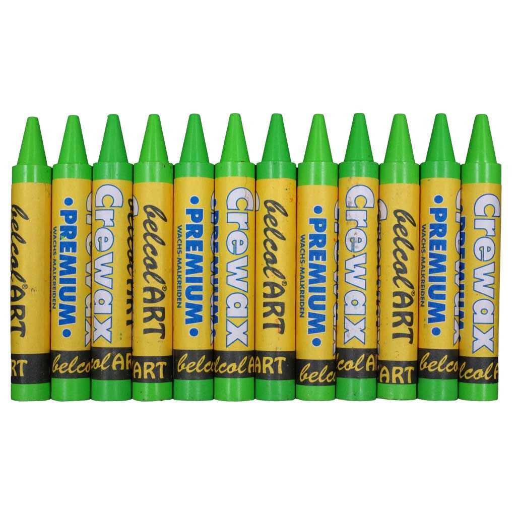belcolART CREWAX , 12 Wachsmaler , Hellgrün
