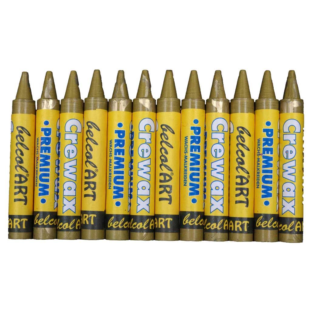 belcolART CREWAX , 12 Wachsmaler , Gold