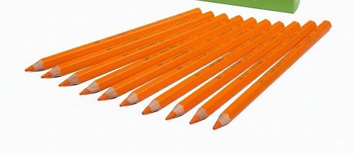 JOLLY X-BIG Farbstifte 12 Stück zinob.rot  