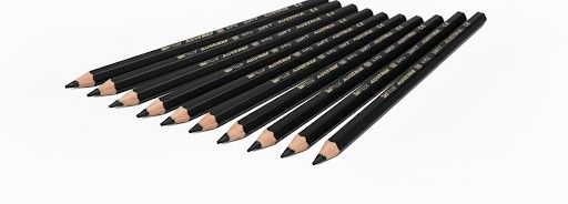 JOLLY X-BIG Farbstifte 12 Stück schwarz    