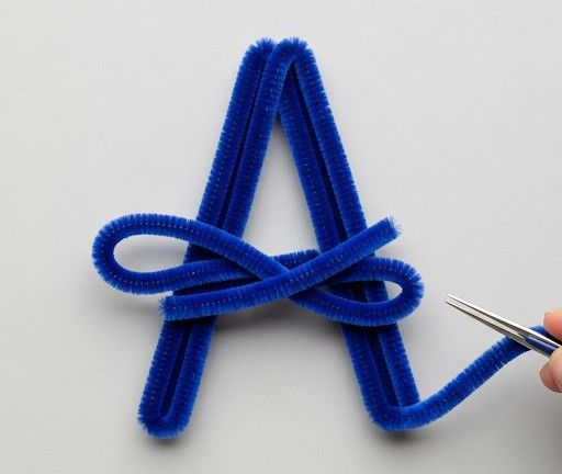 Chenilledraht, ultramarin