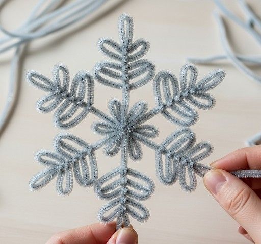 Chenilledraht, silber