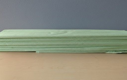 Krepppapier 50cmx2,5m 10 Lagen, weißgrün