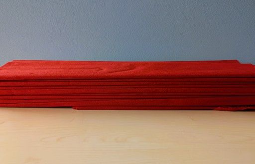 Aqua Feinkrepp 10 Rollen 250x50cm rot