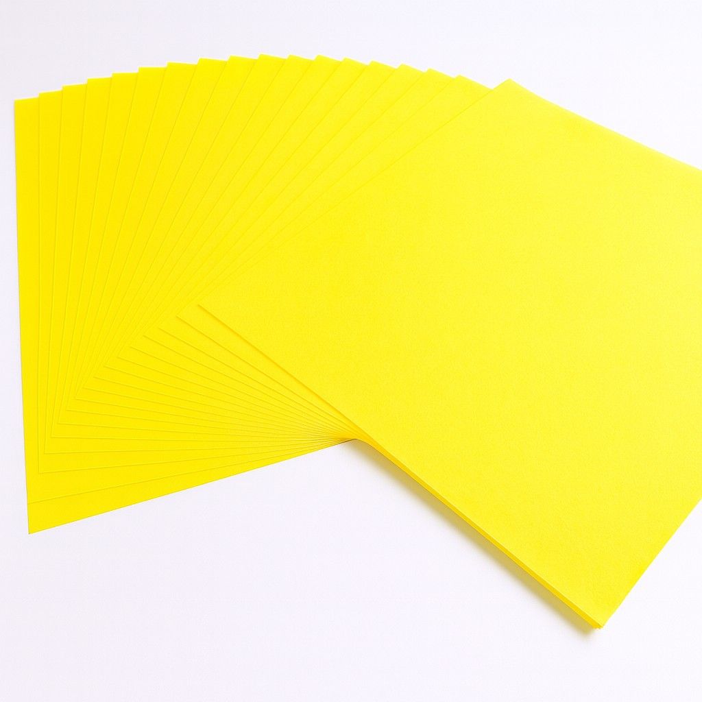 Blumenseide 20g/m², 50x70cm, 26 Bogen zitronengelb